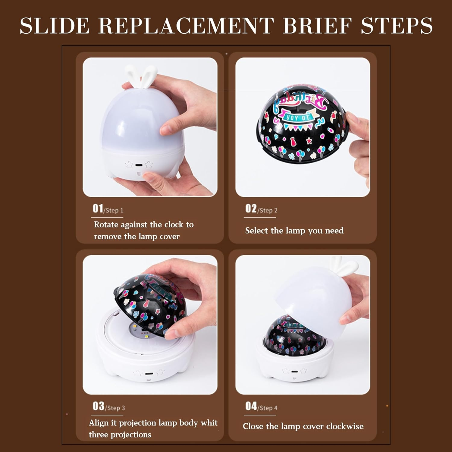 Night Light Space,Star Night Light Projector,Unicorn Night Light 4 in 1 Toys for Kids Children 2-8 Year Old Boy or Girl,Glow in the Dark,Kids Room Decor (Set A) image number 5