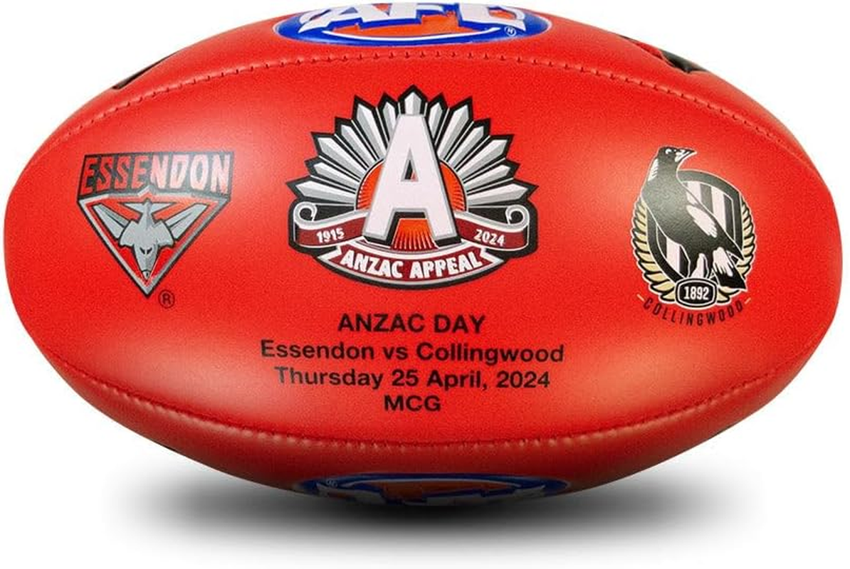 Sherrin AFL ANZAC Day 2024 Super Soft Touch Football Size 3 image number 1
