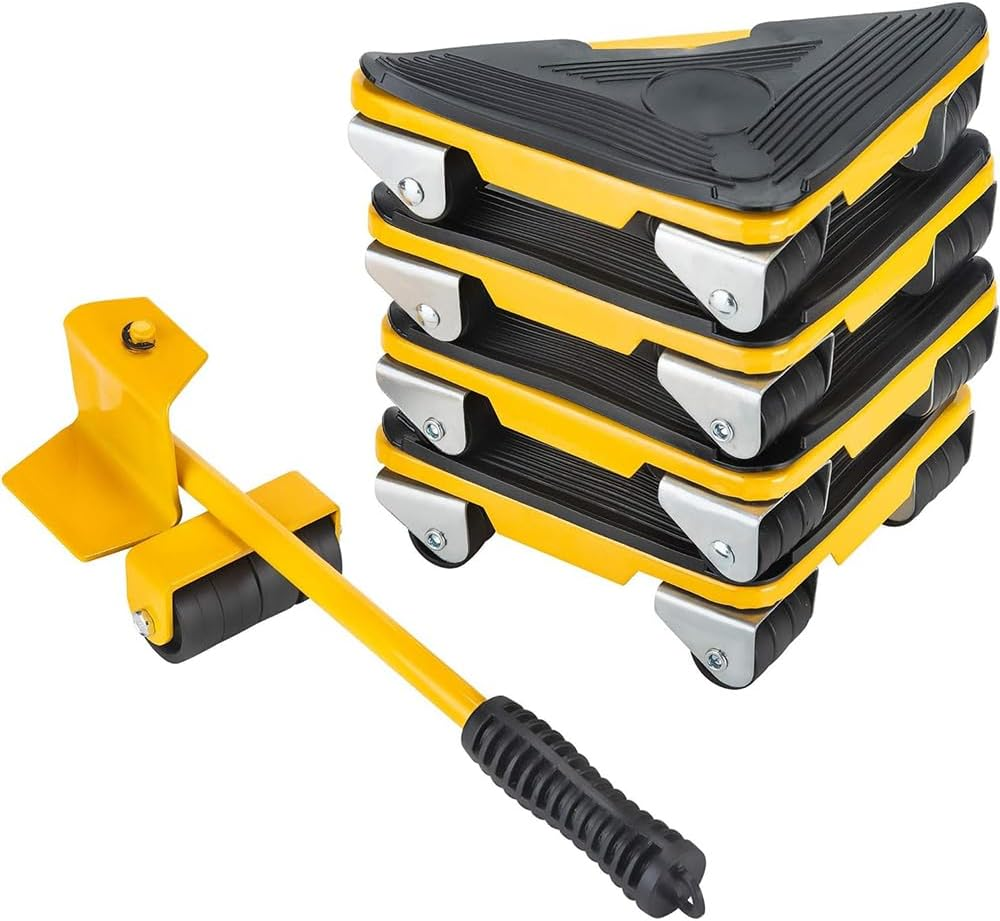 Furniture Moving Set,Furniture Movers with Wheels,Appliance Moving System,Moving Sliders Mover Tool Set,Portable Heavy Object Moving Tool,For Moving Appliances,Sofa,Tables