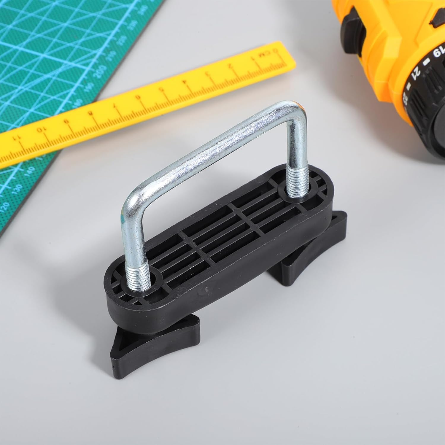 Car Rack Mount Clip Roof Luggage Accessories Crossbar Fixator Clamp for Cars Trucks Secure Heavy-Duty Vehicle Roof Rack Holder for Travel and Family Trips image number 6