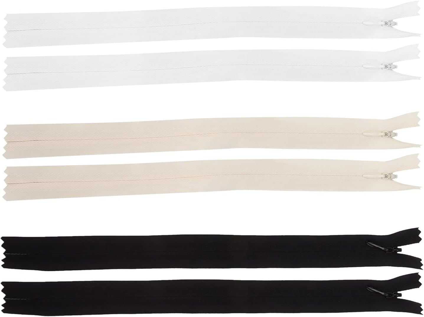 Metal Zippers Invisible Zipper Nylon Coil Zippers for DIY Craft Sewing Accessories