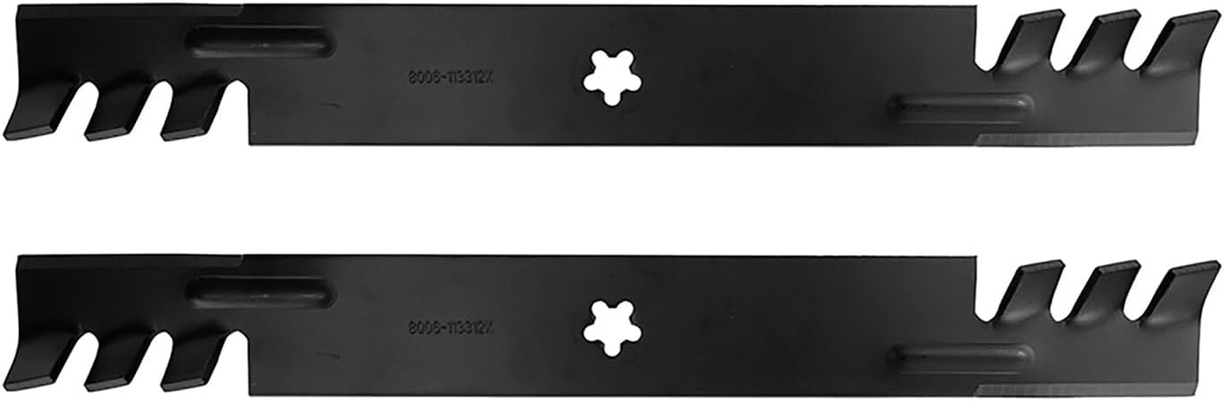 2PCS 42" Lawn Mower Blades Suitable for Husqvarna Ride on Mowers 532 13 97 75 532 13 41 49 image number 4