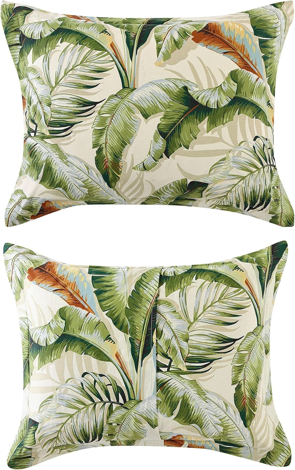 Tommy Bahama - California King Comforter Set, Cotton Sateen Bedding with Matching Shams & Bedskirt, Home Decor for All Seasons (Palmiers Green, California King) image number 1