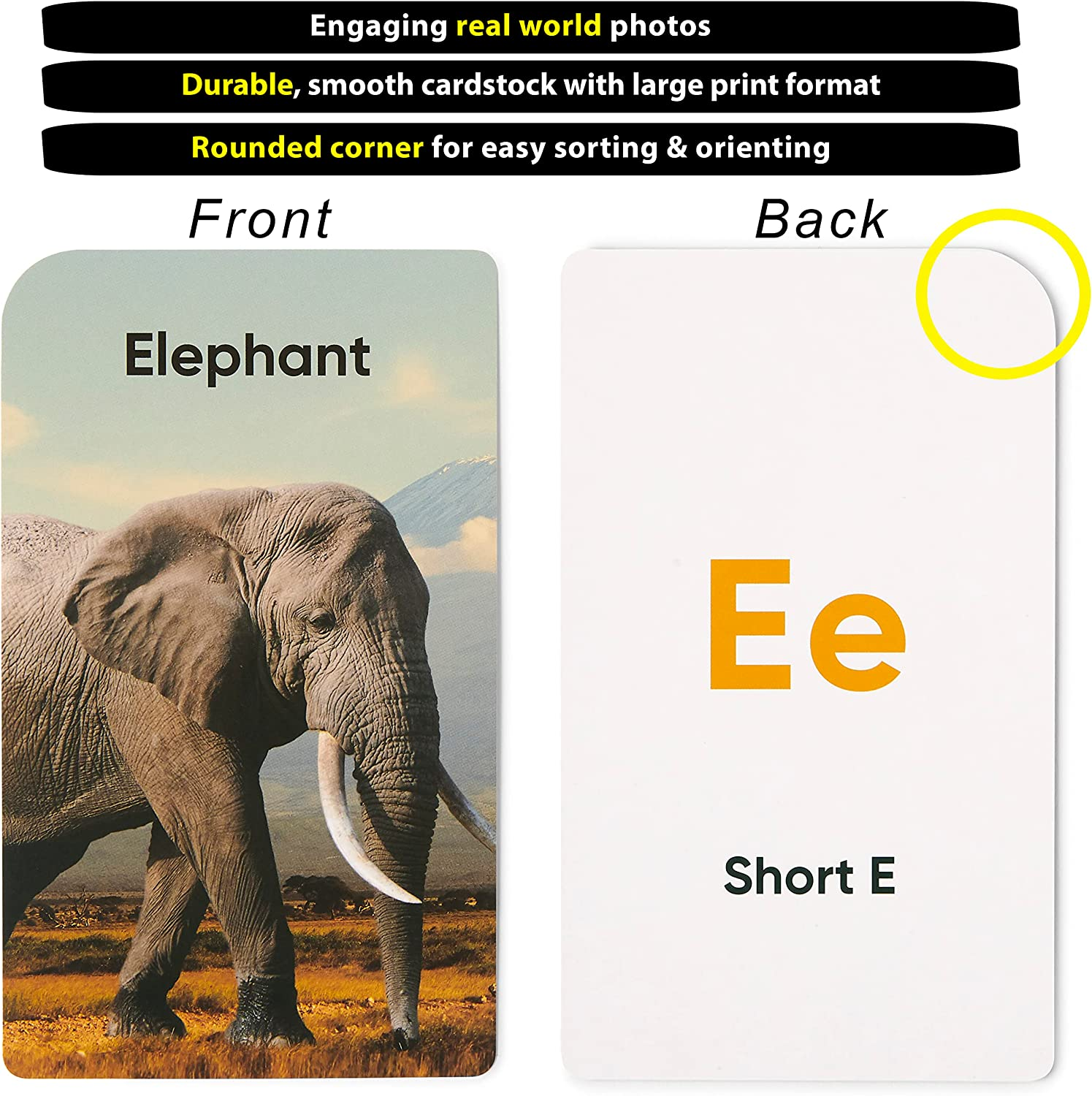 Preschool Flash Cards Learning Bundle - Alphabet, Numbers, Colors, Shapes, First Words, & Rhyming for Toddlers Ages 2-6 image number 3