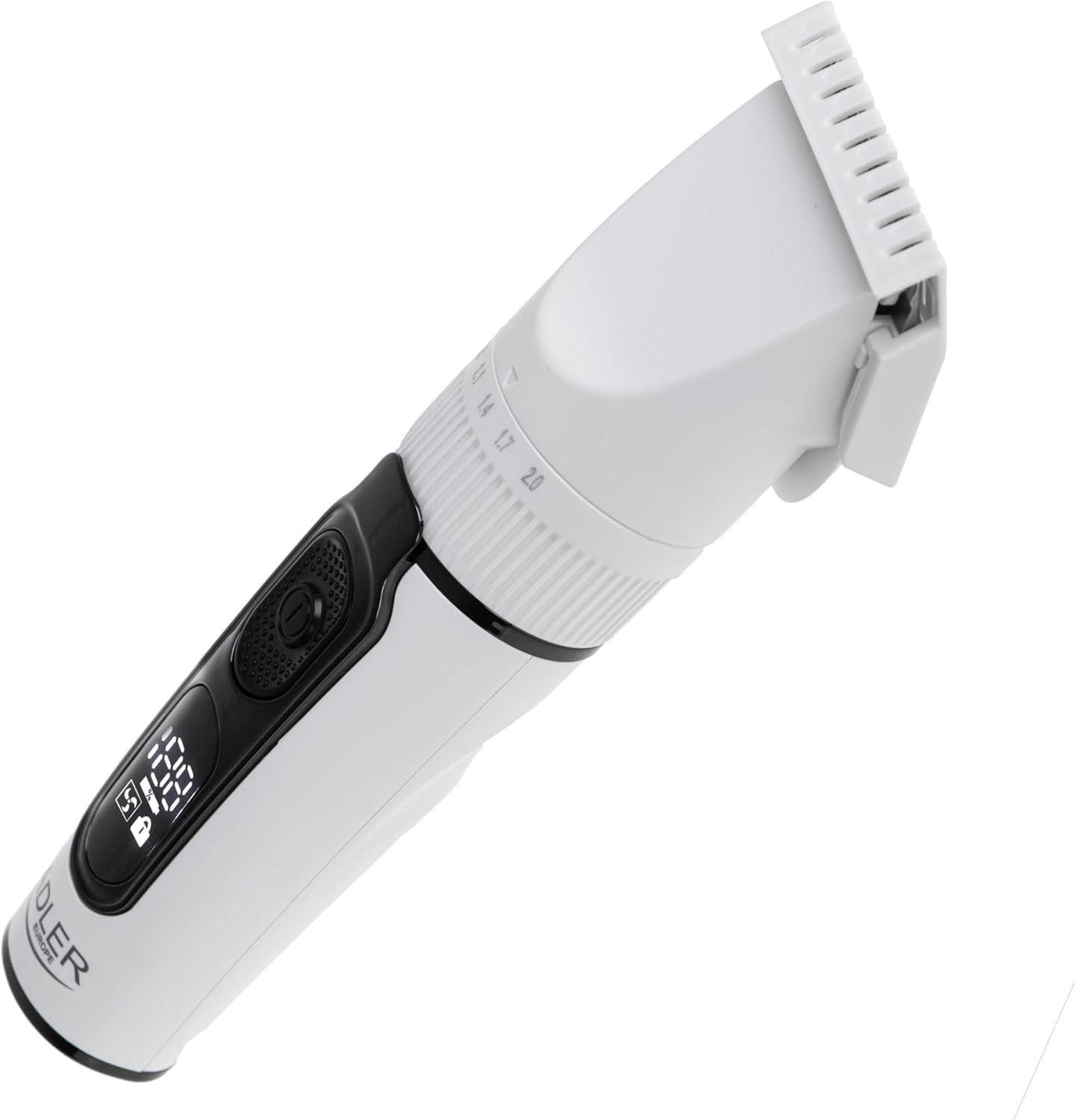 ADLER EUROPE Hair Trimmer Beard Trimmer Razor for Men & Boys Waterproof Wireless Rechargeable USB Hair Trimmer IPX6 LED Display