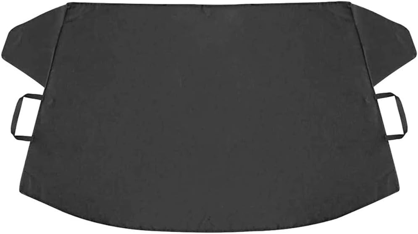 MOTRAIN Car Windshield Snow Cover 4 Layers Waterproof Car Windshield Protector for Winter & Summer Auto Sunshade Universal Fit for Truck SUV Van Accessories (86.6X55.1Inch, Magnets) image number 4