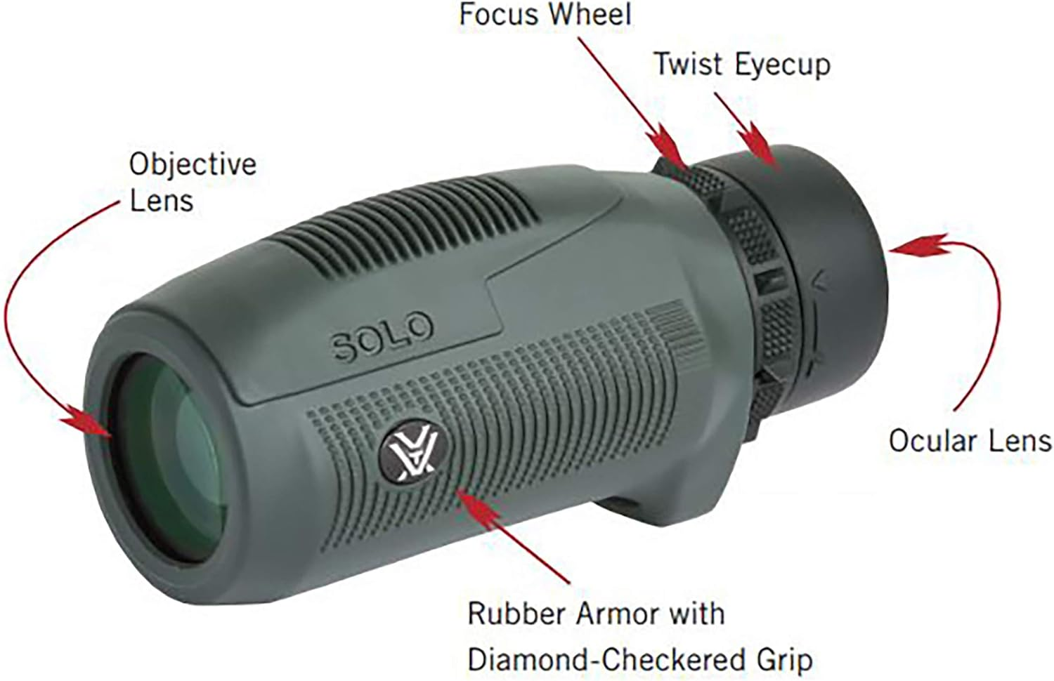 Vortex Optics Solo Monocular 10X25 image number 2