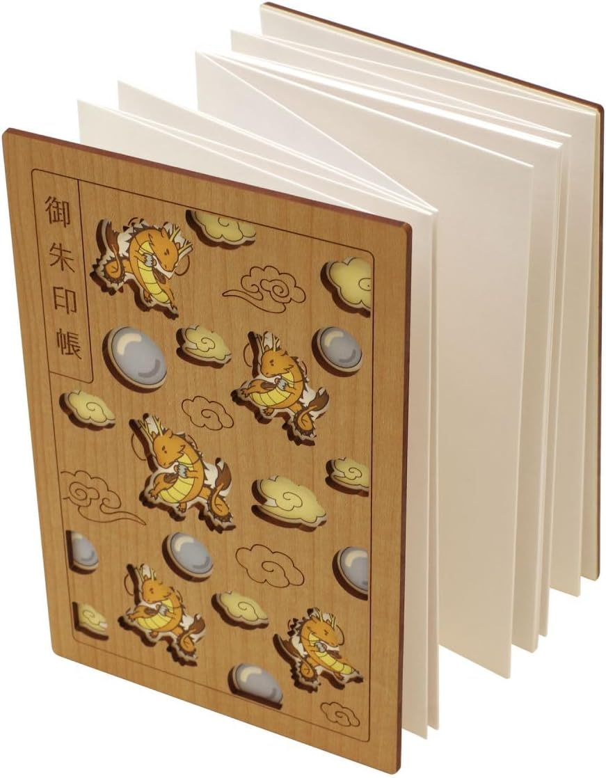 Crucial 23115TKI Goshuin Book, Gold Dragon image number 4
