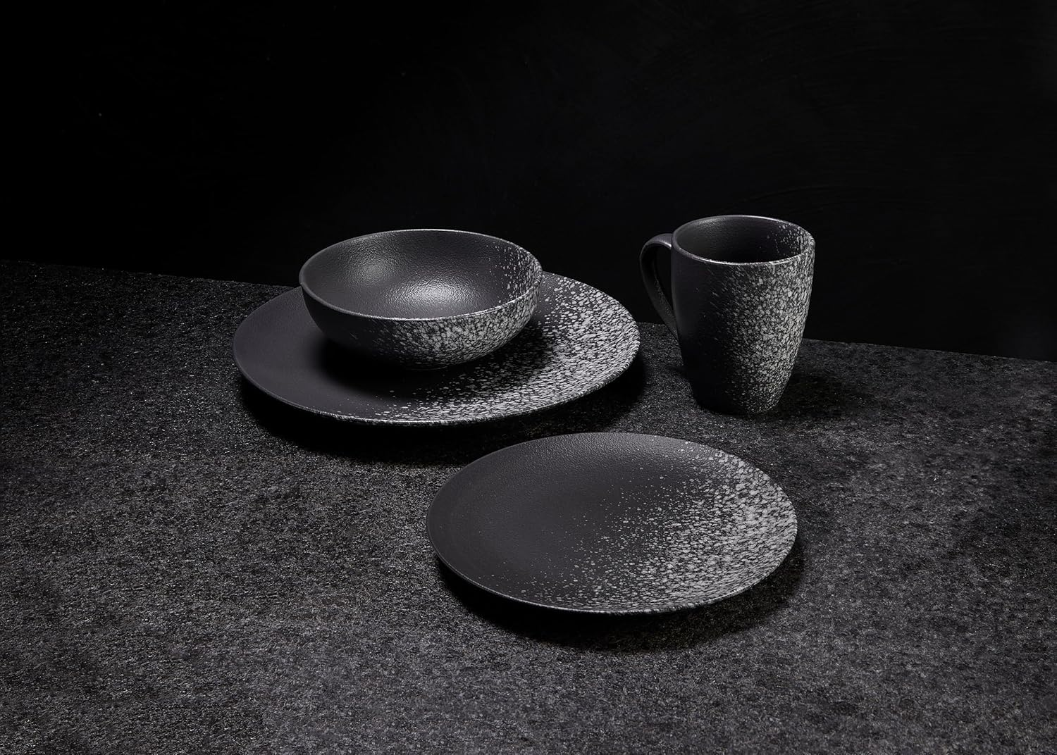 Maxwell & Williams Caviar Galaxy Coupe Mug Gift Boxed, 400 Ml Capacity (Set of 4) image number 3