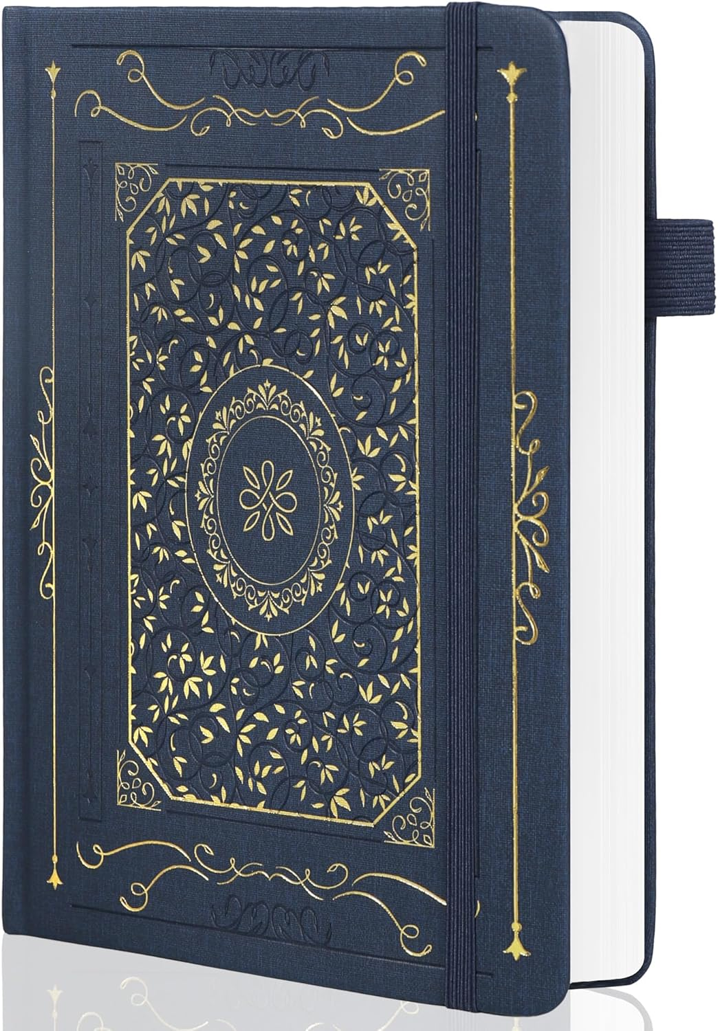 TIEFOSSI Dotted Notebook, 160Gsm Thick Paper, Hardcover Dot Grid Journals for Women Men, 192 Pages, for Travel, School and Office Use - Black image number 4