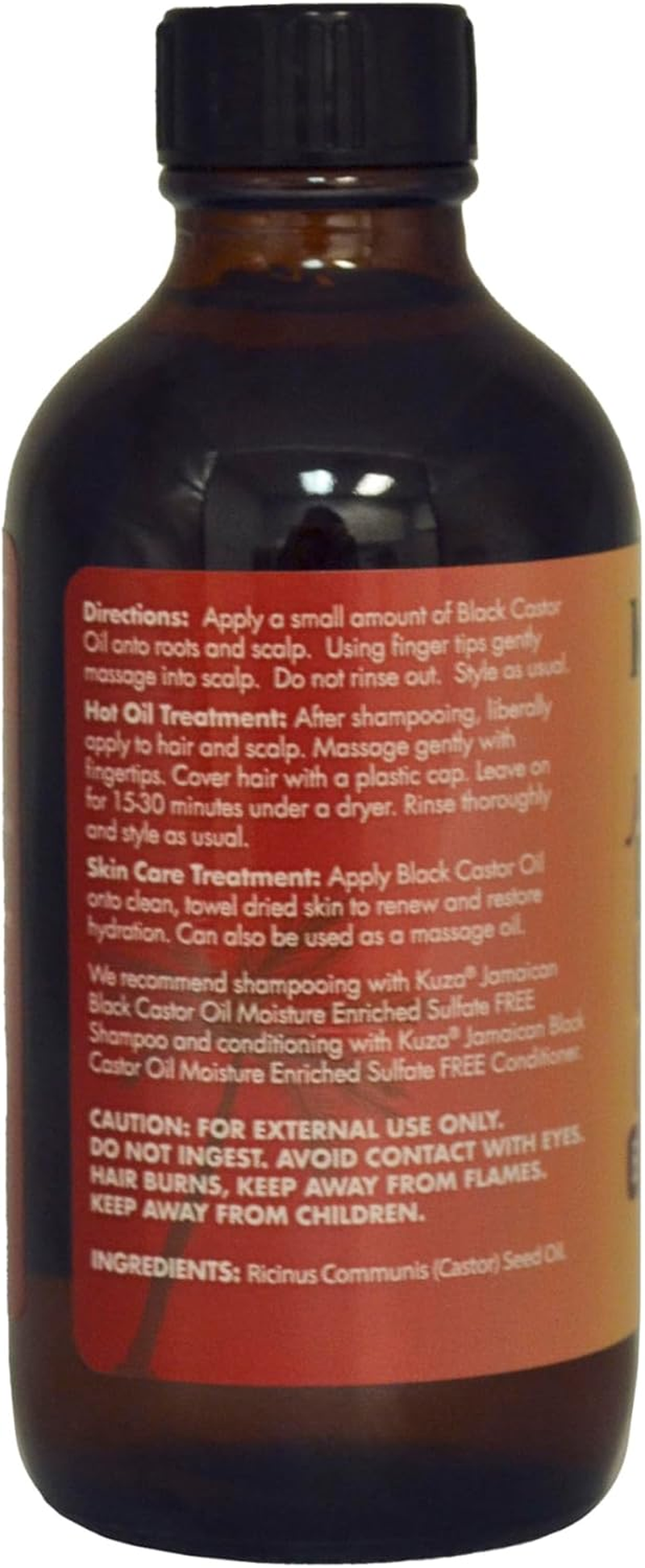 Kuza Naturals Extra Dark Jamaican Castor Oil, Black image number 1