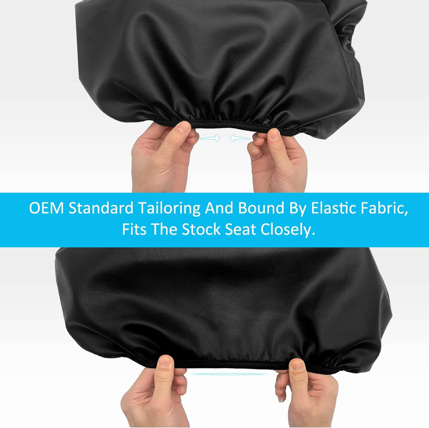 JAVIK Upgraded Seat Cover Leather Standard for Polaris Sportsman 300 400 450 500 600 700 800 MV7 Hawkeye 2005-2014, OEM# 2683434-070 2684045 2684046 2683809 image number 3