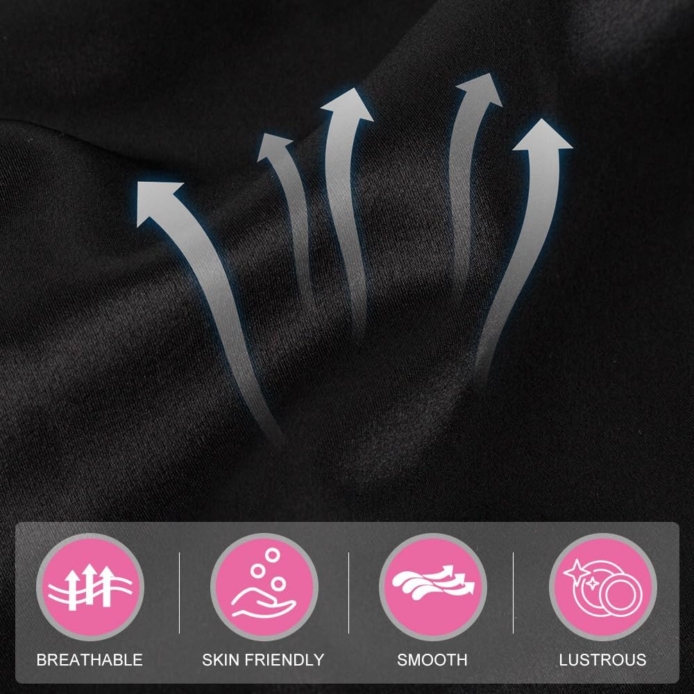 Long Hair Care Classic Bonnet Silk Sleeping Prevention Frizz image number 3