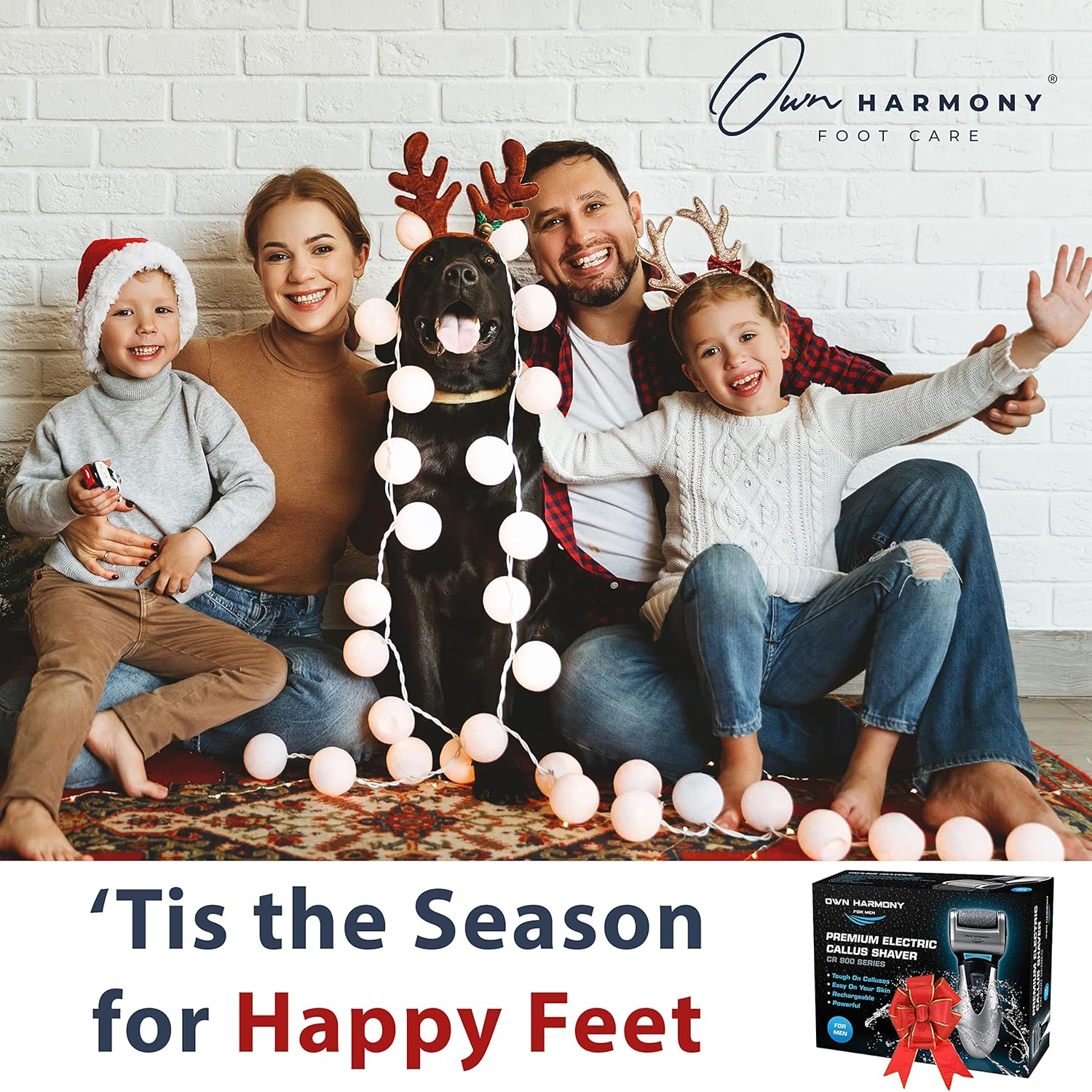 Electric Foot Callus Remover, Foot Scrubber: Own Harmony Rechargeable Mens Pedicure Kit Tools, Professional Feet File Hard Skin Remover, Best for Dead Skin and Cracked Heel Pedi Care Spa - 3 Rollers image number 4