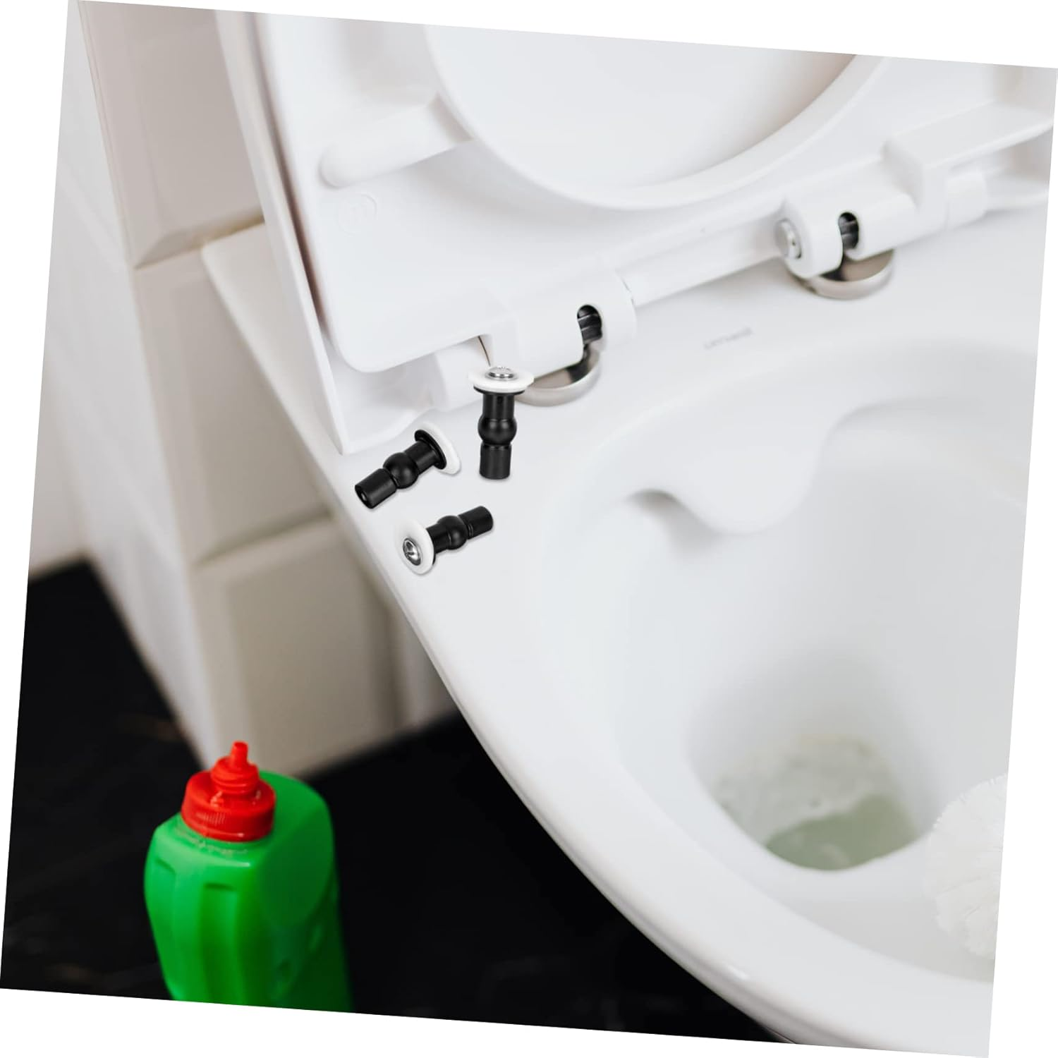 8Pcs Toilet Seat Cover Screws with Abs Expansion Bolts Toilet Fixing Parts Closestool Fixed Fittings for Secure Mounting Bathroom Replacement Hardware image number 2