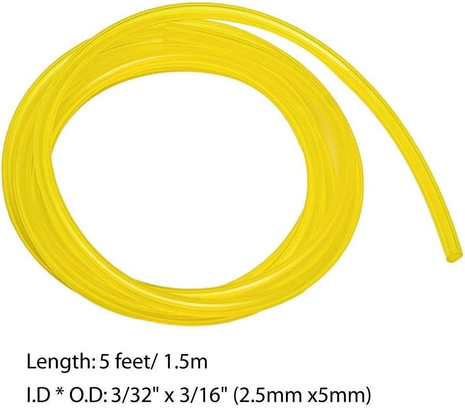 20 Feet Petrol Fuel Line Hose Tube with 4 Sizes Tubing for Common 2 Cycle Small Engine Poulan Craftman Weedeater Chainsaw String Trimmer Blower image number 4