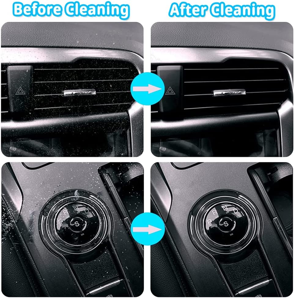 Cleaning Gel for Car，Universal Car Cleaning Kit Detailing Automotive Dust Car Crevice Cleaner Auto Air Vent Ausgear Interior Detail Removal Cleaning Keyboard Cleaner for Car Vents,Pc,Laptops, Cameras