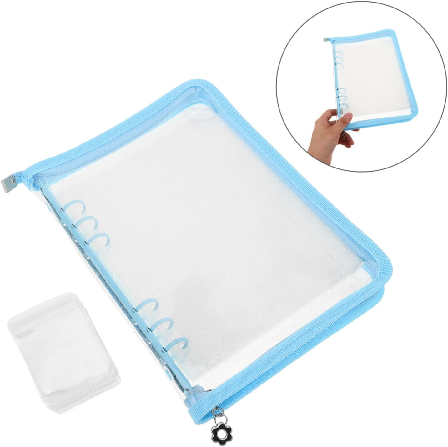 JECOMPRIS Jewelry Storage Book Portable Earring Organizer Case Travel Jewelry Binder for Necklace Bracelet for Organizing Earrings Trips image number 1