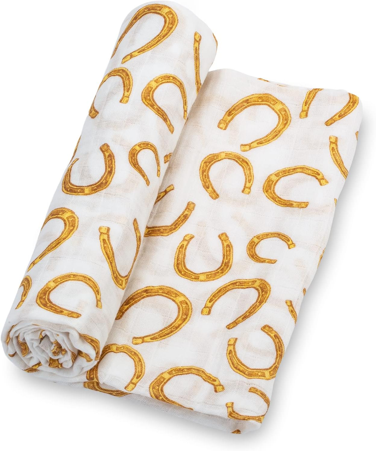 Lollybanks Swaddle Blanket | 100% Muslin Cotton | Newborn and Baby Nursery Essentials for Boys, Registry | Camp Theme Print