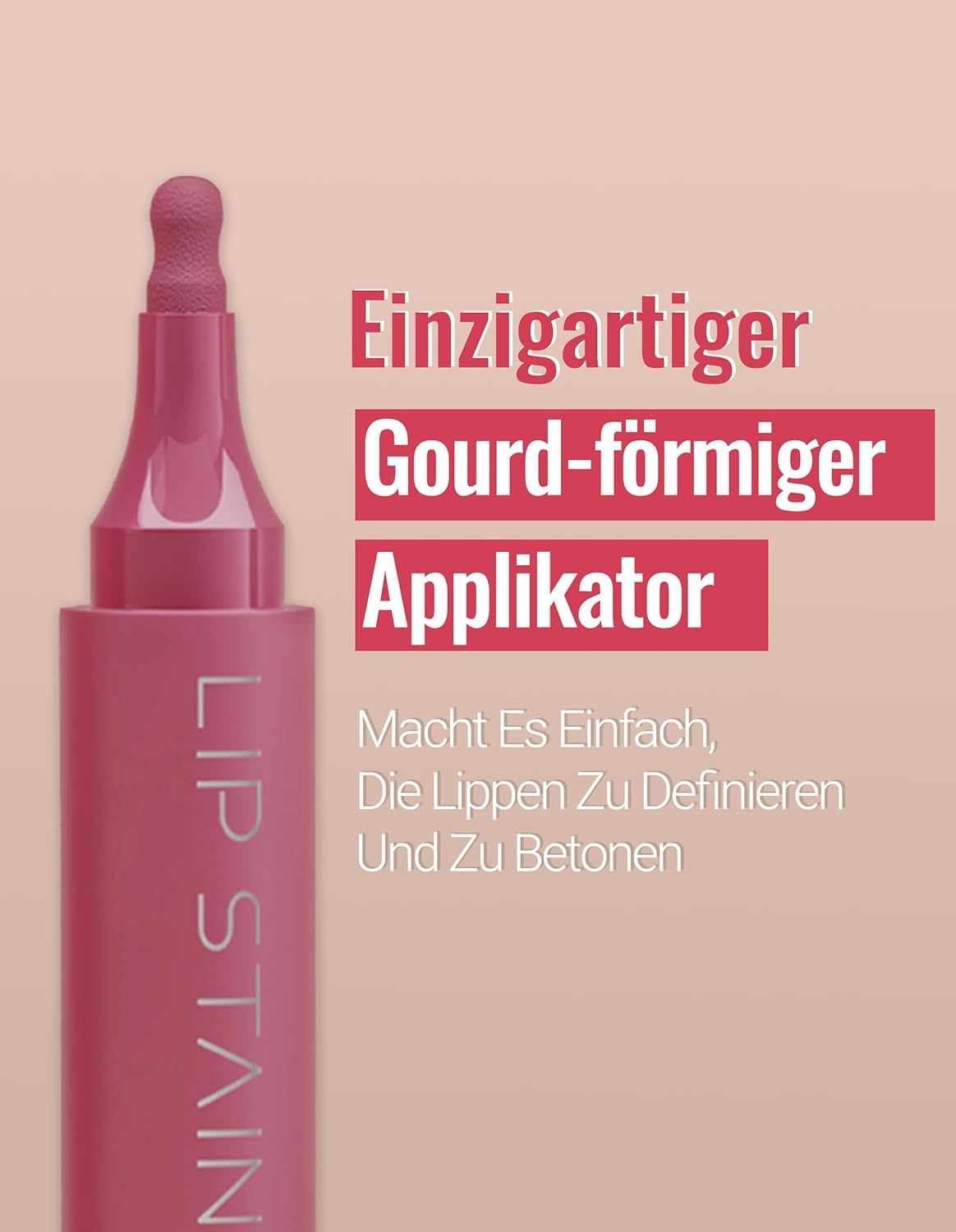 Erinde Tattoo Lip Liner Mat, Waterproof Lip Marker, Long-Lasting and Highly Pigmented, Precise Tip for Defined Lip Contours, No Transfer & Smudgeproof, Nude Lip Liner #06