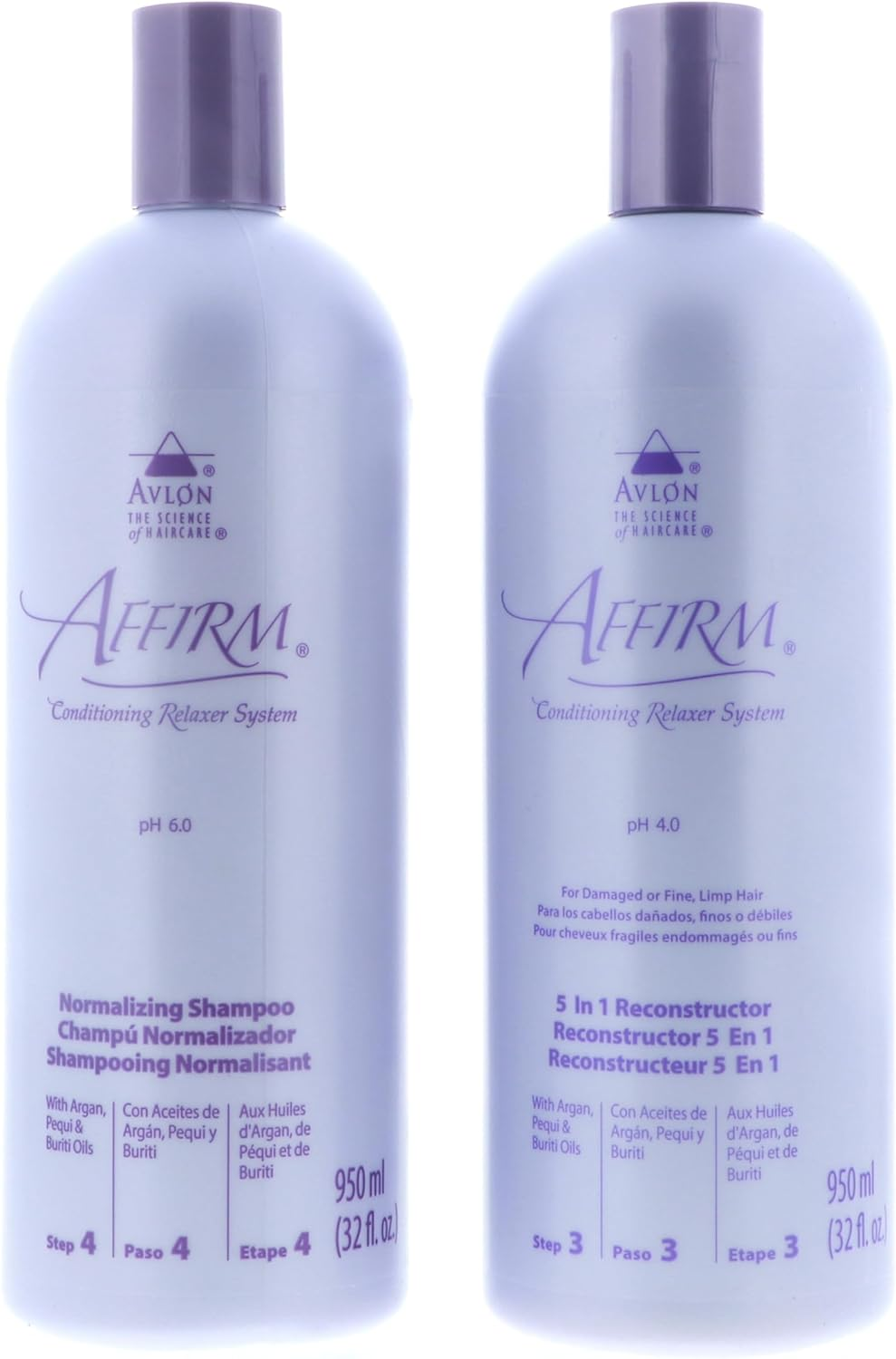 Avlon Affirm 5 in 1 Reconstructor 950Ml + Normalising Shampoo 950Ml image number 1