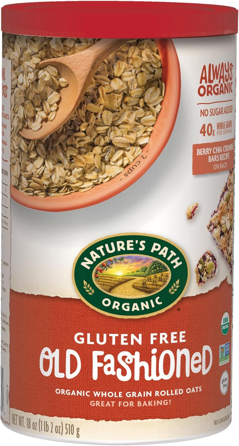 Nature'S Path Organic Old Fashioned Oats Oatmeal, 18 Oz (Pack of 6), Gluten Free, Non-Gmo