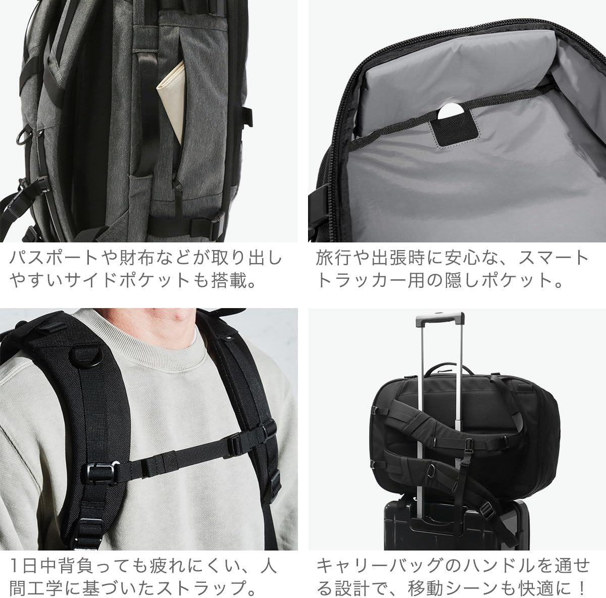 [エアー] リュック Travel Pack 3 - Gray image number 2