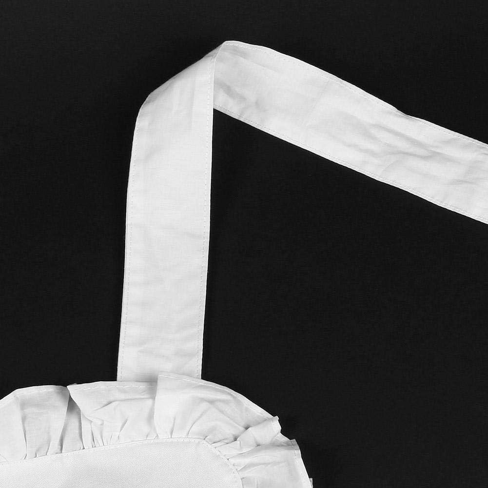 Comfortable Kitchen Apron, White Women Apron, Adjustable for Women Cooking