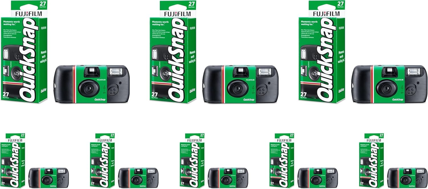 Fujifilm Quicksnap Flash One-Time-Use Disposable Camera (27 Exposures) Loaded with 135 (35Mm) ISO 400 Colour Negative Film image number 2