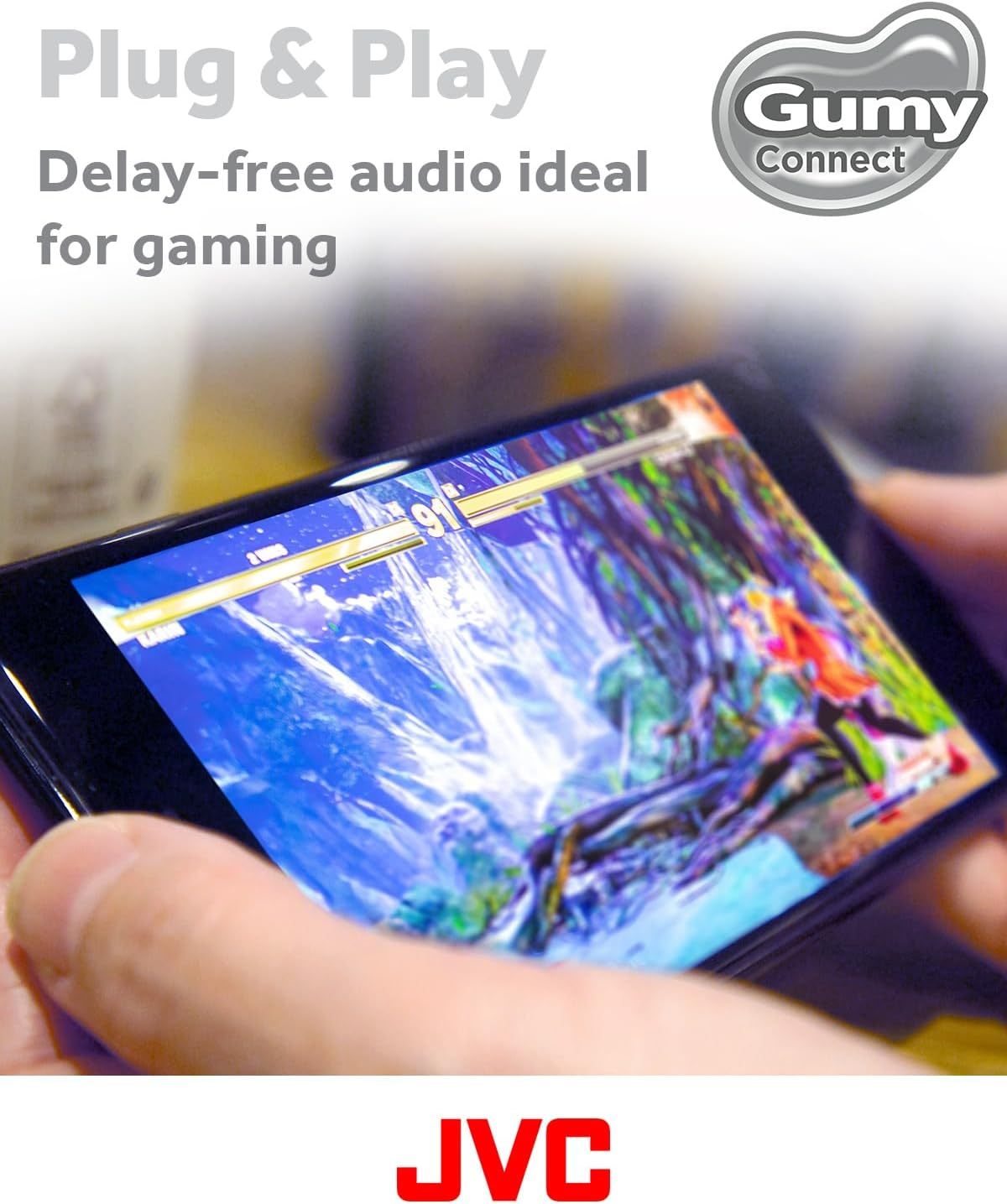 JVCKENWOOD JVC HA-FR9UC-W Earphones, Wired Earphones, with Microphone, Type C, In-Ear USB, Type-C 1.2M, White HA-FR9UC - Black image number 3