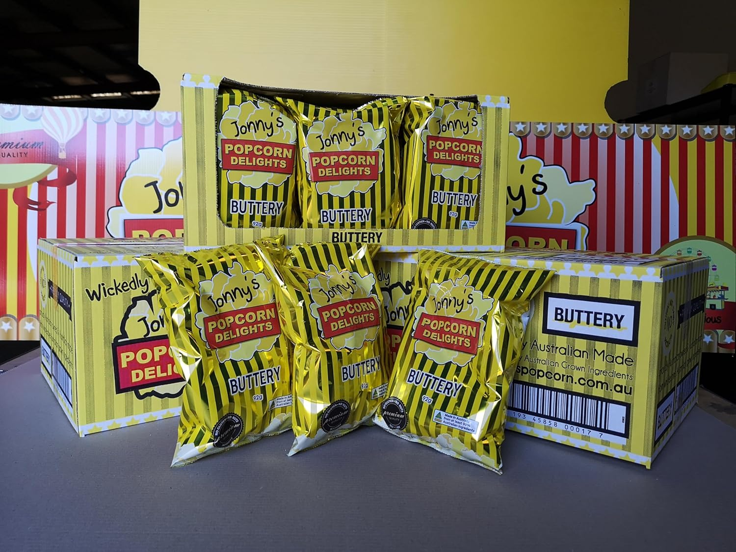 Jonny'S Popcorn Delights - Buttery Wholegrain Popcorn, 92 G