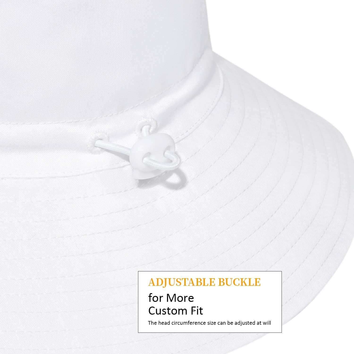 Women Wide Brimmed Sun Hat,Summer Foldable Beach Bucket Hat with UV Protection for Women Young Girls image number 5