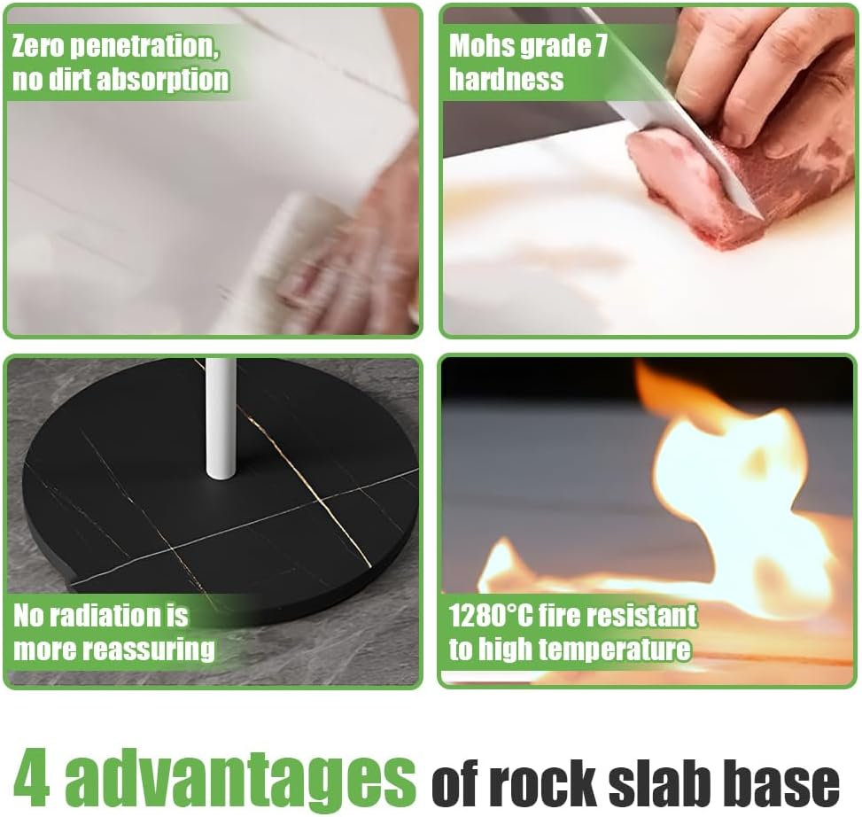 2 Tier Plant Stand Metal,Rock Plate Base, High Temperature Resistance, Scratch Resistance,Tiered Flower Pot Pedestal Display,For Living Room,Balcony,Patio Garden (Gold) image number 1