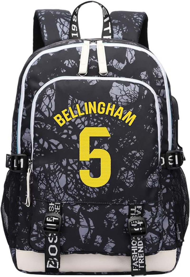 Soccer B-Ellingham Multifunction Sport Backpack Travel Laptop Football Fans Bag for Men Women