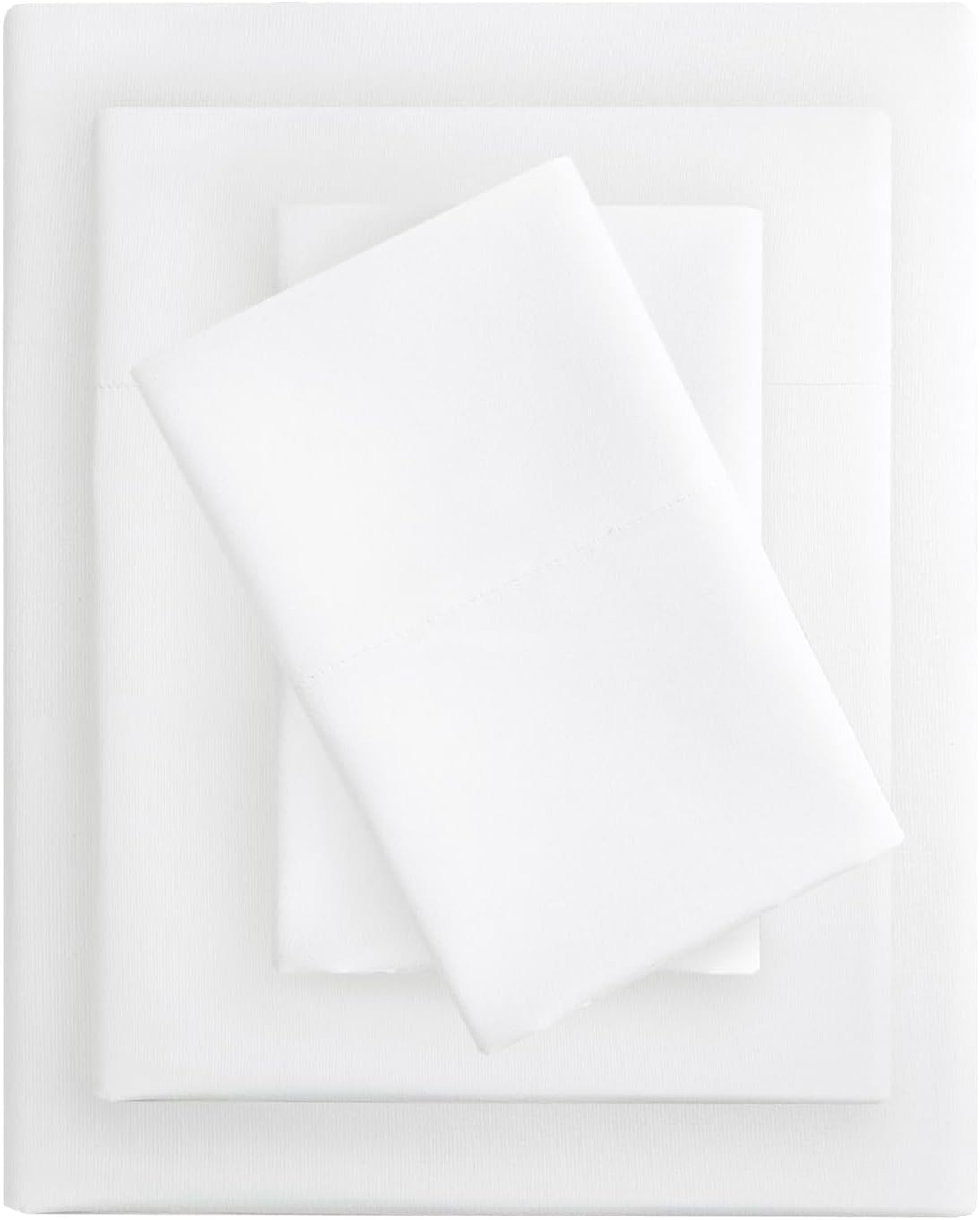 Intelligent Design Microfiber Sheet Set, Full, White image number 5