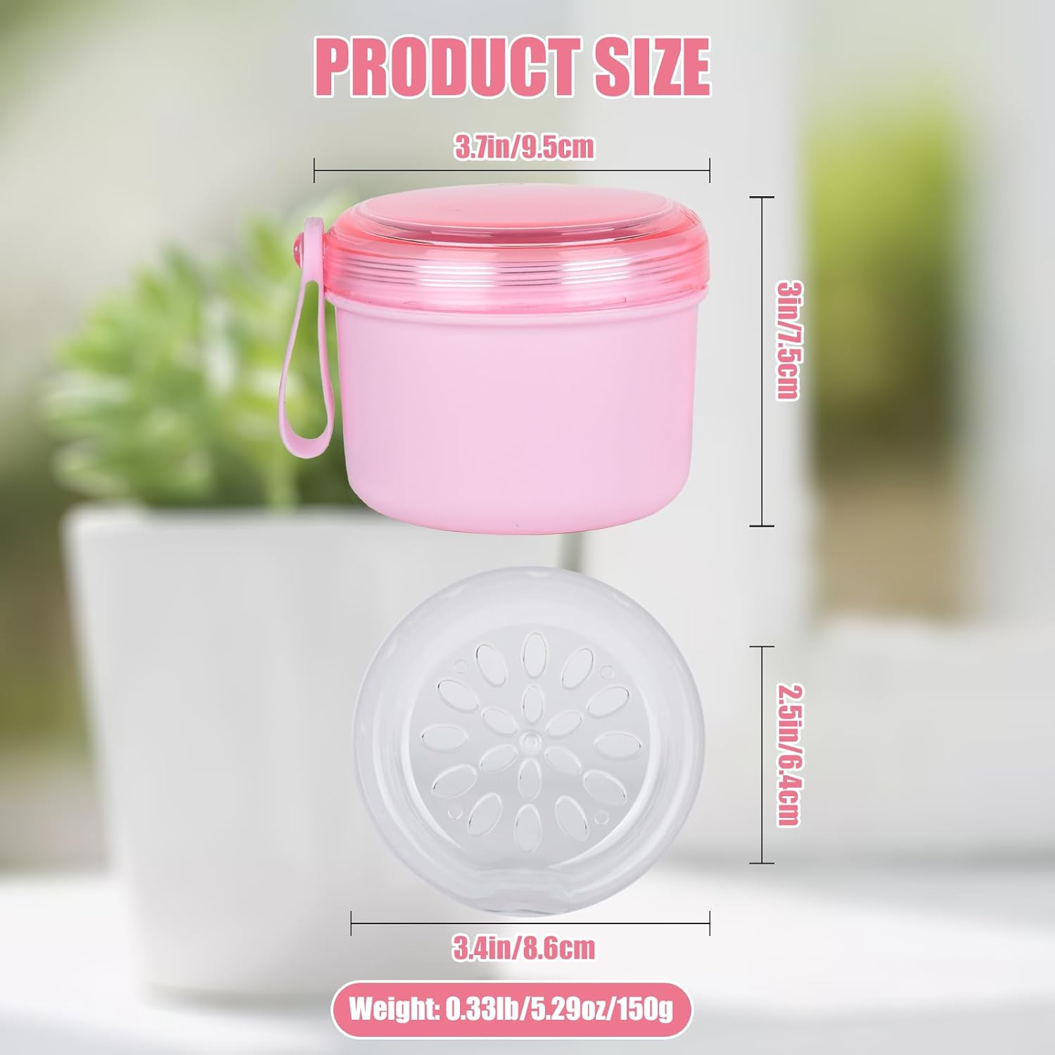 DIDATOOL Denture Bath Case, No-Leak Denture Cup, Large Capacity Denture Box, Portable Storage for All Types of Dentures Orthodontic Appliances, Perfect for Traveling and Daily Use