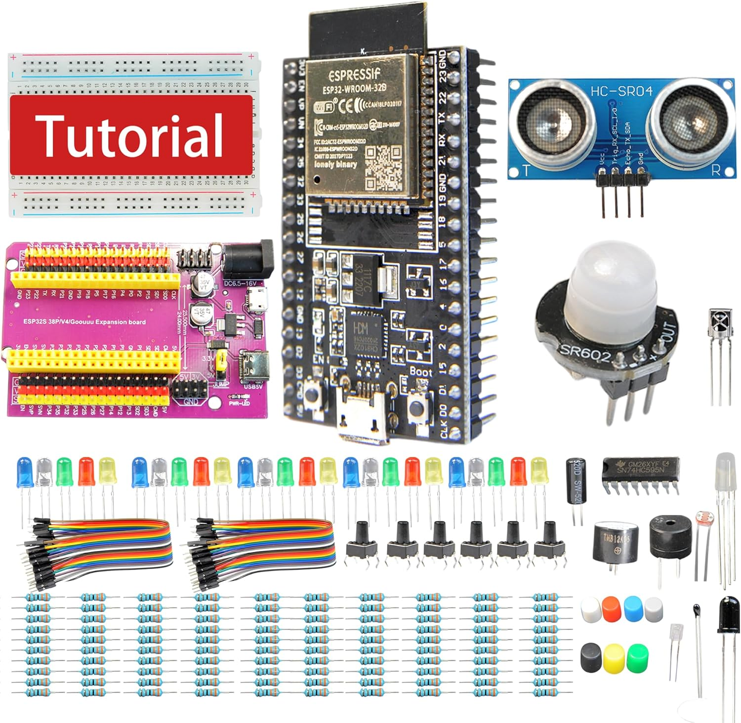 ESP32 Starter Kit Dual-Core 32-Bit 240 Mhz Wifi Bluetooth Microcontroller Compatible with Arduino IDE Detailed Tutorial Included