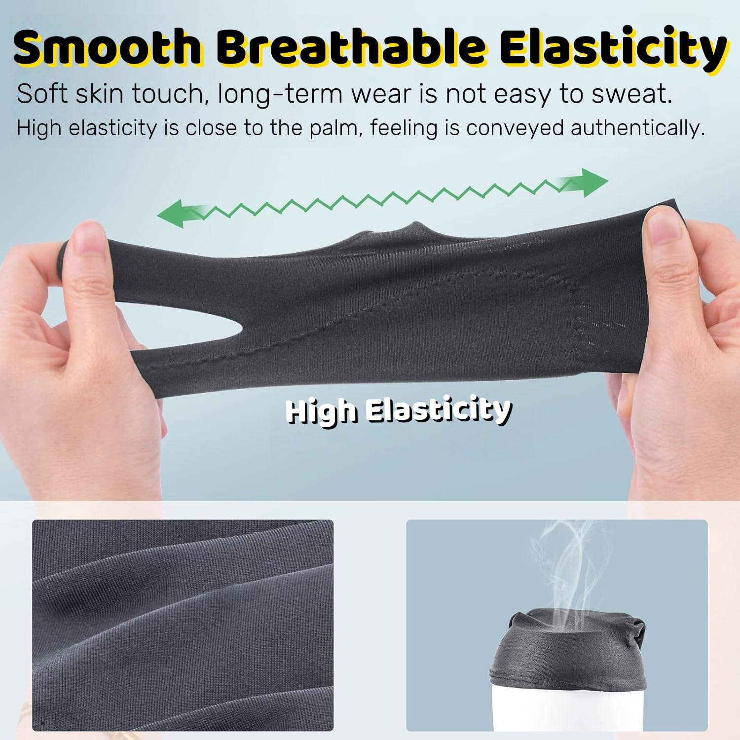 2 Pack Artist Drawing Gloves for Digital Art & Graphic Tablets - Palm Rejection, Smooth & Breathable Sketching Gloves for Left & Right Hand image number 4