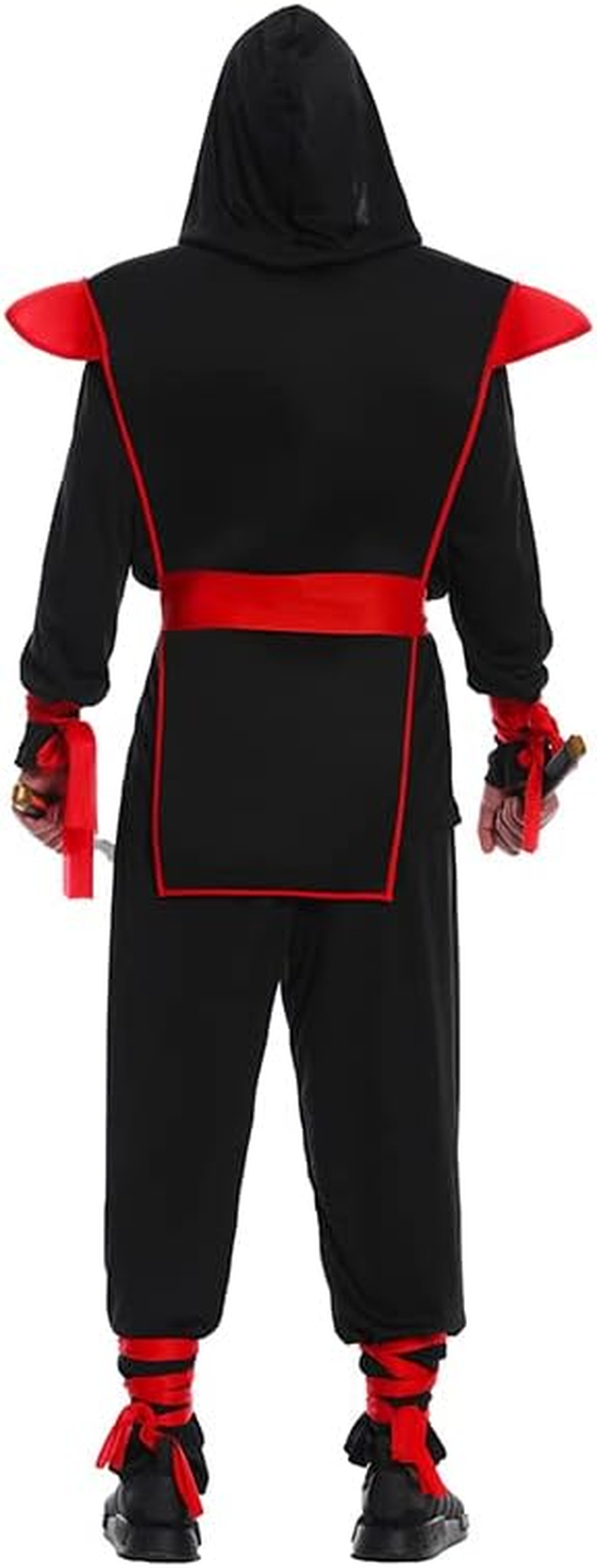 Men'S 5 Pc Dragon Ninja Outfit Halloween Cosplay Costume