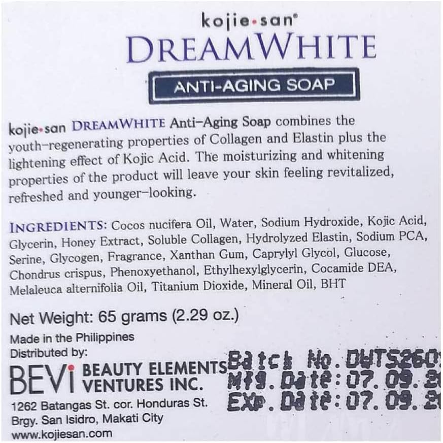 Kojie San Dream White Anti-Aging Soap - 135G