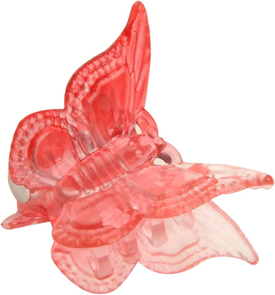 50 Pieces Butterfly Hair Clips, Mini Hair Clips, Small Hair Claw Clips, Pastel Hair Clips, Cute Mini Hair Accessories Clips for Women and Girls (Set7#)