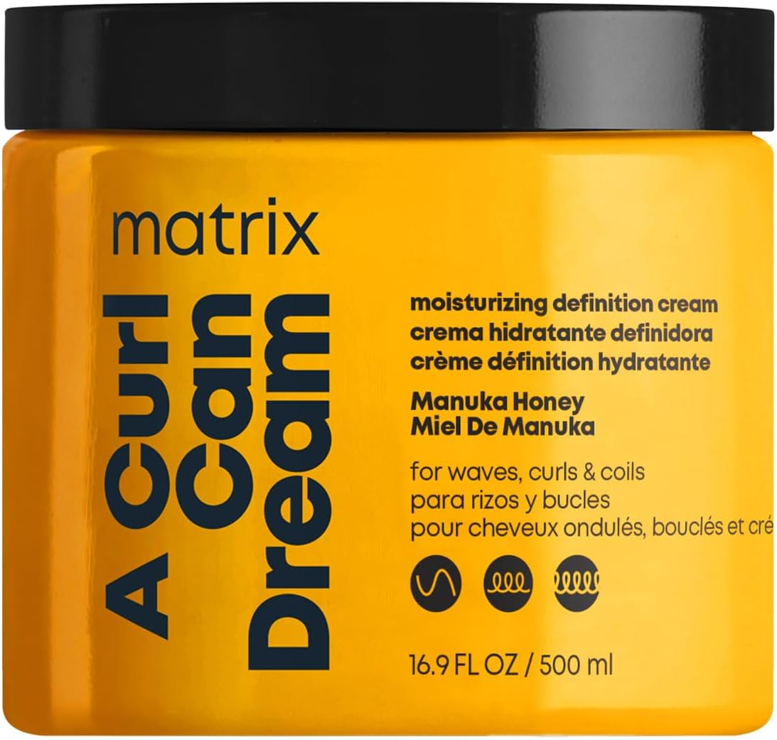 Matrix Moisturising Hair Cream for Curly & Coily Hair, with Manuka Honey Extract, Total Results a Curl Can Dream, 500Ml image number 1
