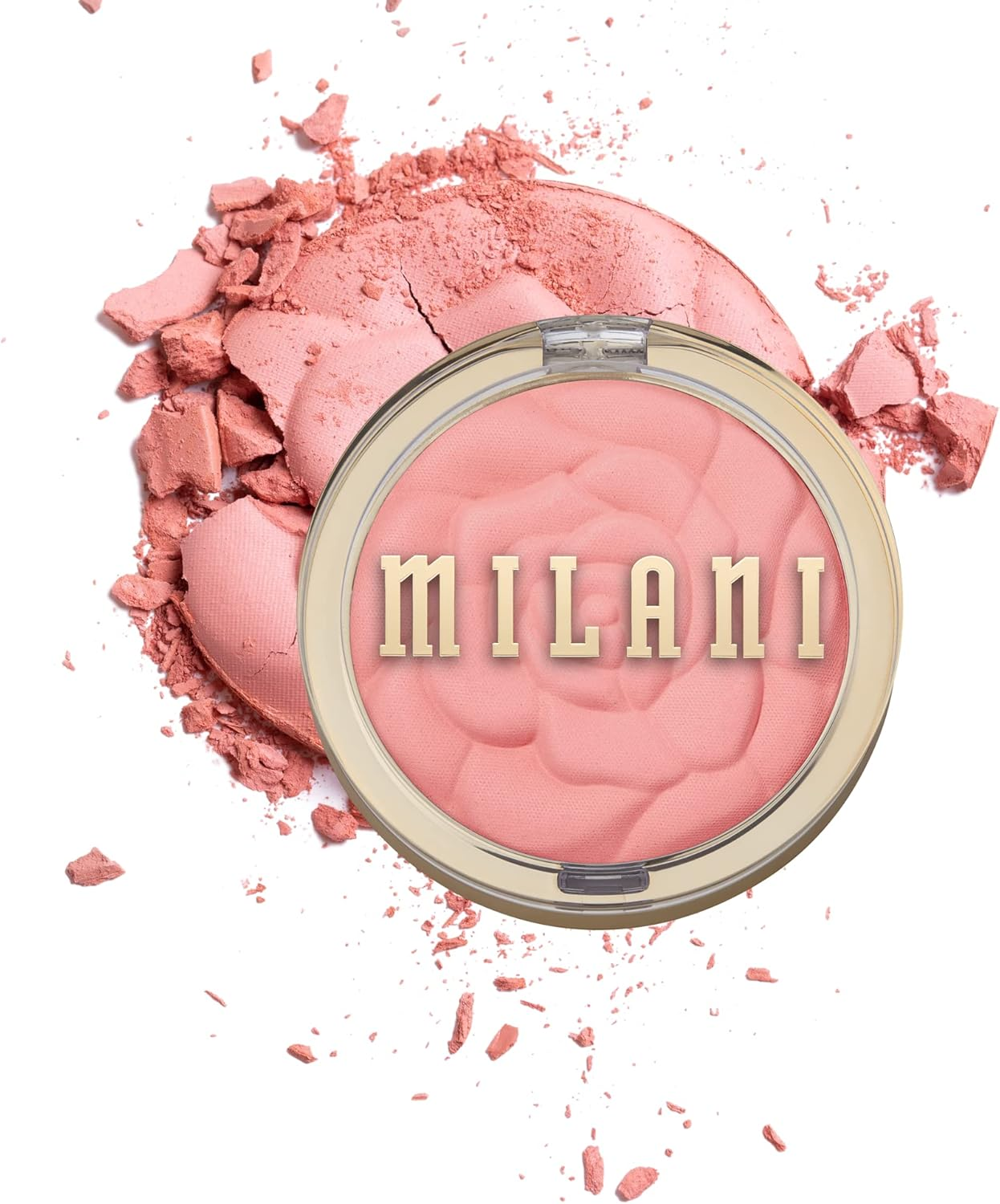 Milani Baked Blush, Powder Blush for Cheeks, Cruelty Free Makeup - Shape, Contour & Highlight Face for a Shimmery or Matte Finish -Romantic Rose