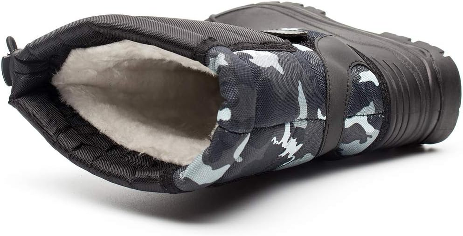 Baronhong Girls Boys Super Warm Winter Snow Boots Resistant Warm Antislip Outdoor Shoes(Toddler/Little Kid/Big Kid)(Camouflage,25) image number 3