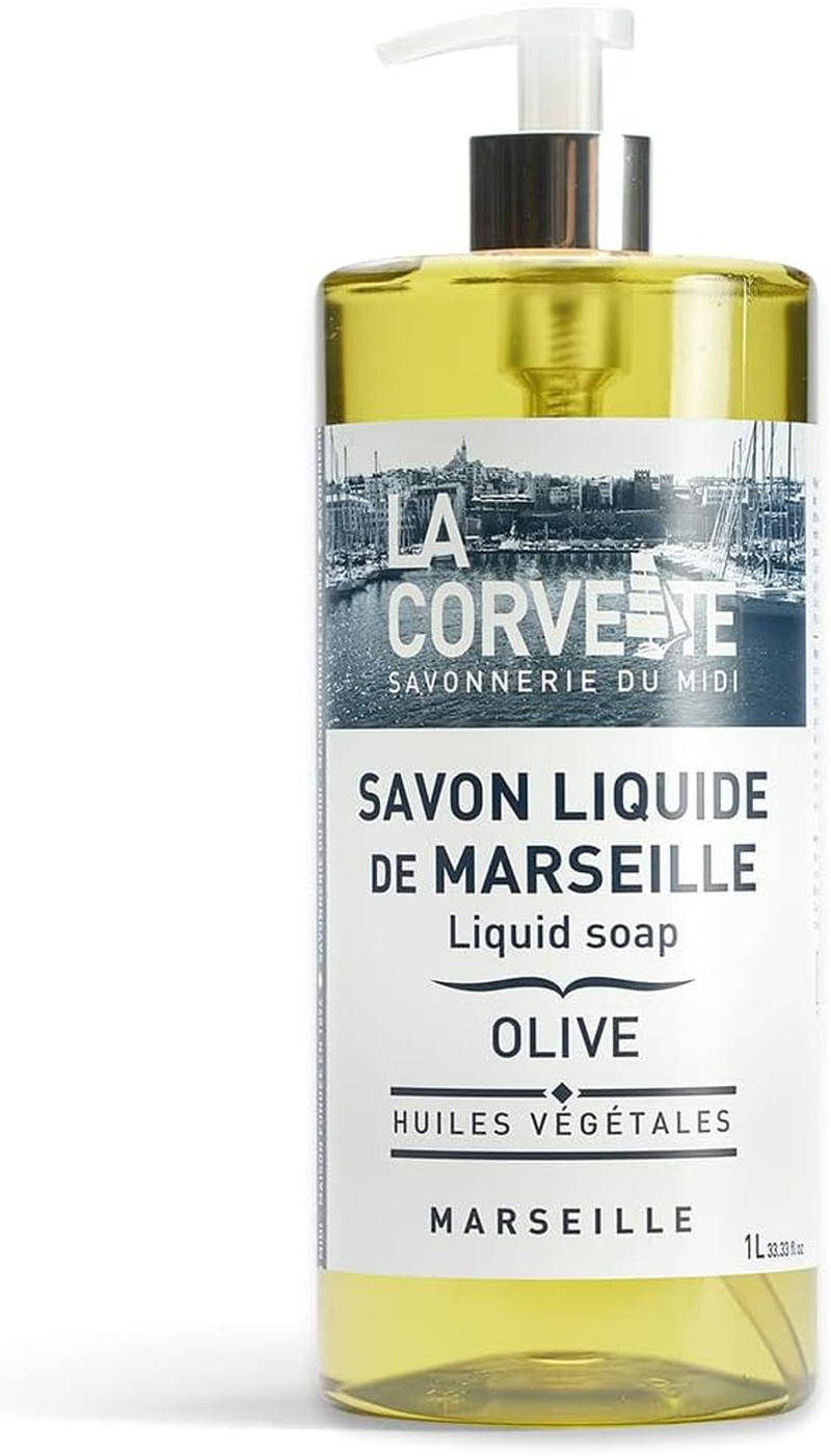 La Corvette Savon De Marseille Liquid Soap Olive 1 Litre