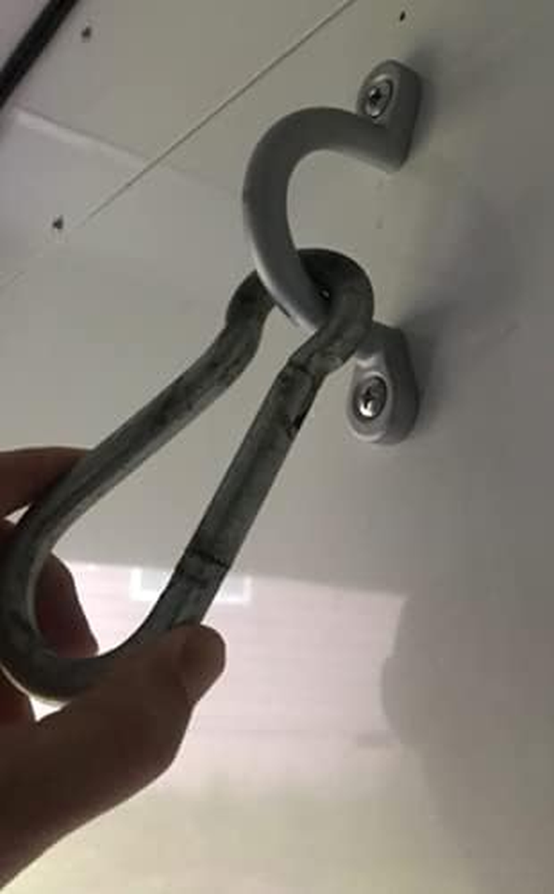 For Horse Trailer Ties Loop 2" I.D Aluminum Bolt-On Lashing Rope Horse Tie down Ring (2 Pcs) Horse Trailer Accessories Tie Ring down Blocker for Horses Parts and Rings Cross Ties image number 5