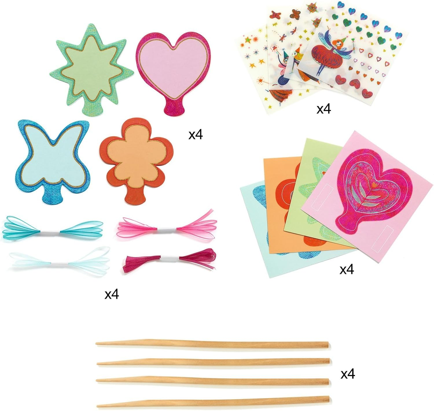 DJECO Little Fairies Magic Wand Craft Kit image number 3