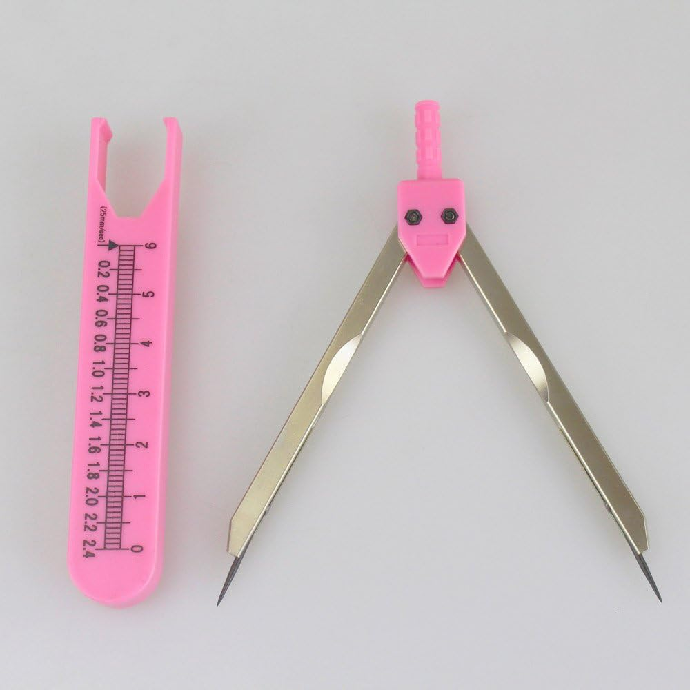 Airgoesin EKG ECG Nurse or Doctor Caliper Divider for Measuring Electrocardiographs Pink