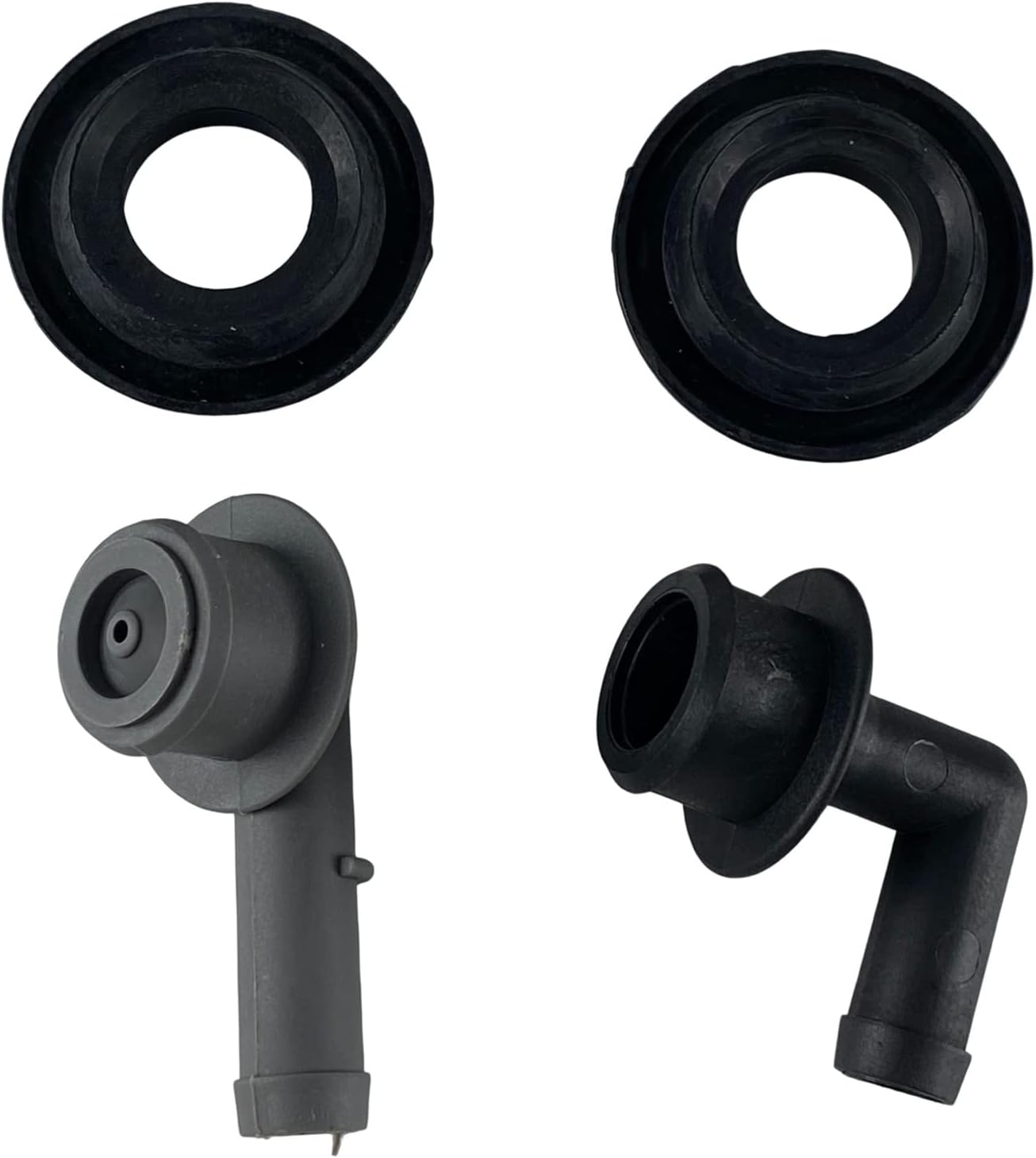 XDF 53013360AA PCV CCV VENT VALVE ELBOW & GROMMET SET PCV CCV 2X Vent Valve Elbows and 2X Grommets Compatible for Jeep Grand Cherokee 4.0L 2000 2001 2002 2003 2004 image number 4