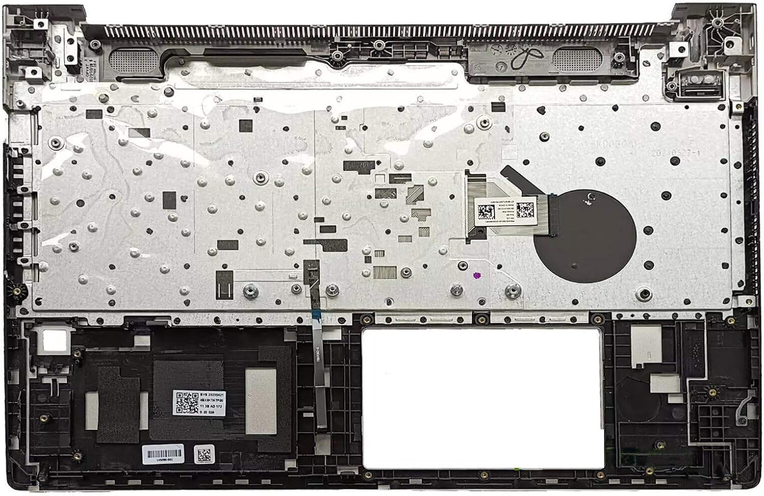 Wzqrps New Replacement for HP Probook 450 G6 450 G7 Laptop Upper Case Palmrest Backlit Keyboard Assembly Part L45090-001 4BX8KTATP00 Silver image number 3